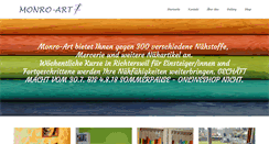 Desktop Screenshot of monro-art.ch
