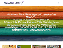 Tablet Screenshot of monro-art.ch